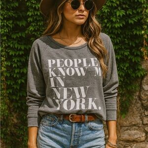 REBECCA MINKOFF Graphic Sweatshirt, XXS